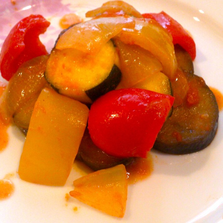 作りおきレシピ 夏野菜たっぷりラタトゥイユ レシピ 作り方 By Min68 楽天レシピ